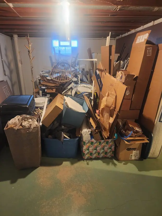 Roll-off dumpster container at job site for Construction Dumpster Rental in La Palma